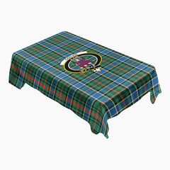Ogilvie Hunting Ancient Tartan Crest Tablecloth