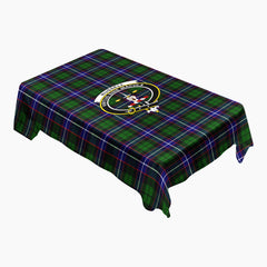 Russell Modern Tartan Crest Tablecloth