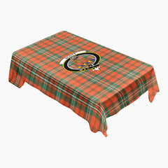 Scott Ancient Tartan Crest Tablecloth