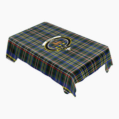 Scott Green Modern Tartan Crest Tablecloth