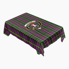 Tailyour (or Taylor) Tartan Crest Tablecloth