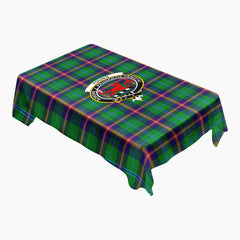 Young Modern Tartan Crest Tablecloth
