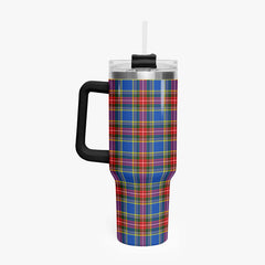 Bethune Modern Tartan Crest 40 oz Insulated Tumbler with Handle