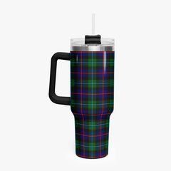 Calder (Calder-Campbell) Tartan Crest 40 oz Insulated Tumbler with Handle