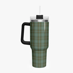Kelly Dress Tartan Crest 40 oz Insulated Tumbler with Handle