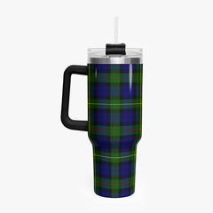 MacEwan Modern Tartan Crest 40 oz Insulated Tumbler with Handle