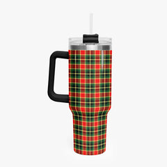 MacLachlan Hunting Modern Tartan Crest 40 oz Insulated Tumbler with Handle