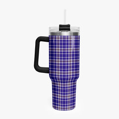 Ochterlony Tartan Crest 40 oz Insulated Tumbler with Handle