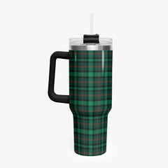 Ross Hunting Modern Tartan Crest 40 oz Insulated Tumbler with Handle