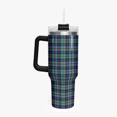 Stevenson Tartan Crest 40 oz Insulated Tumbler with Handle