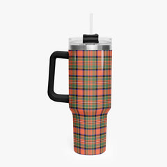 Stewart Royal Ancient Tartan Crest 40 oz Insulated Tumbler with Handle