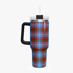 Trotter Tartan Crest 40 oz Insulated Tumbler with Handle