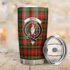 Boyd Modern Tartan Crest Tumbler