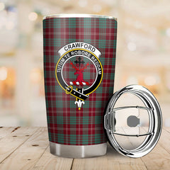 Crawford Modern Tartan Crest Tumbler