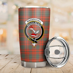 MacDougall Ancient Tartan Crest Tumbler