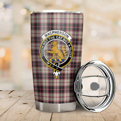 MacPherson Hunting Ancient Tartan Crest Tumbler