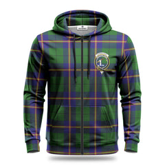 Carmichael Modern Tartan Crest Hoodie