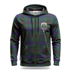 Davidson Modern Tartan Crest Hoodie