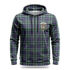 Graham of Montrose Modern Tartan Crest Hoodie