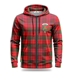 Grant Modern Tartan Crest Hoodie