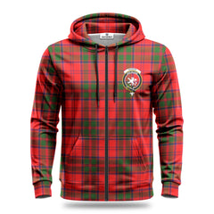 Heron Tartan Crest Hoodie