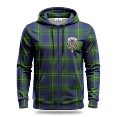 Johnston of Caskieben Tartan Crest Hoodie