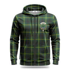 MacArthur Modern Tartan Crest Hoodie