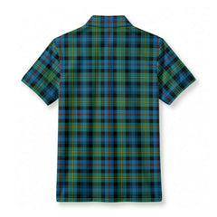 Baillie Ancient Tartan Crest Birdseye Mesh Polo Shirt