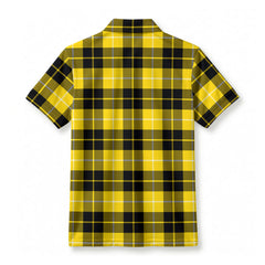 Barclay Dress Modern Tartan Crest Birdseye Mesh Polo Shirt