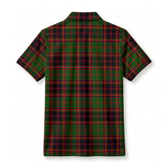 Buchan Modern Tartan Crest Birdseye Mesh Polo Shirt