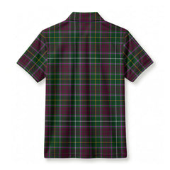 Crosbie Tartan Crest Birdseye Mesh Polo Shirt
