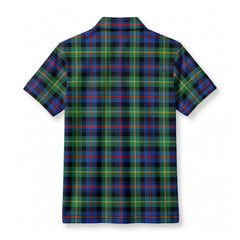Farquharson Ancient Tartan Crest Birdseye Mesh Polo Shirt
