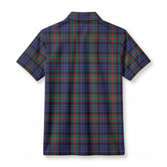 Fletcher of Dunans Tartan Crest Birdseye Mesh Polo Shirt