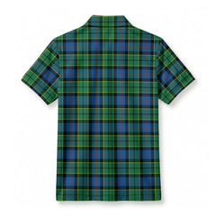 Forsyth Ancient Tartan Crest Birdseye Mesh Polo Shirt