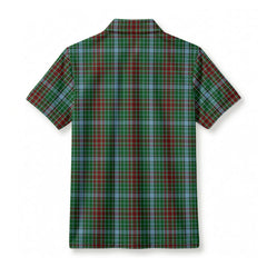 Gayre Tartan Crest Birdseye Mesh Polo Shirt