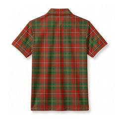 Hay Ancient Tartan Crest Birdseye Mesh Polo Shirt