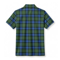 MacLaren Ancient Tartan Crest Birdseye Mesh Polo Shirt