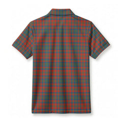 Matheson Ancient Tartan Crest Birdseye Mesh Polo Shirt