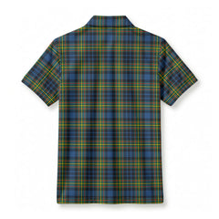 McLellan Ancient Tartan Crest Birdseye Mesh Polo Shirt