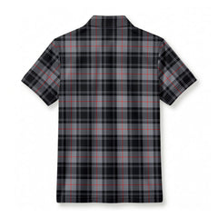 Moffat Modern Tartan Crest Birdseye Mesh Polo Shirt
