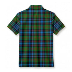 Newlands Tartan Crest Birdseye Mesh Polo Shirt