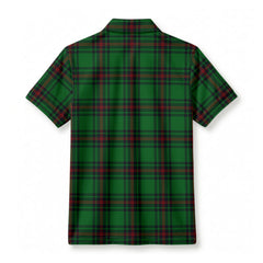 Primrose Tartan Crest Birdseye Mesh Polo Shirt