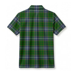 Pringle Tartan Crest Birdseye Mesh Polo Shirt