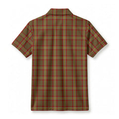 Reid Ancient Tartan Crest Birdseye Mesh Polo Shirt