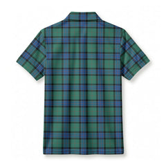 Sinclair Hunting Ancient Tartan Crest Birdseye Mesh Polo Shirt