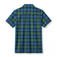 Smith Ancient Tartan Crest Birdseye Mesh Polo Shirt