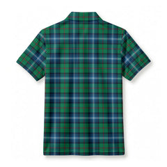Urquhart Ancient Tartan Crest Birdseye Mesh Polo Shirt