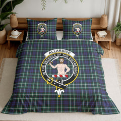 Allardice Tartan Crest Bedding Set