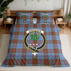 Anderson Modern Tartan Crest Bedding Set