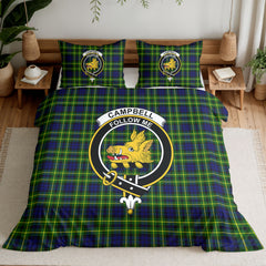 Campbell of Breadalbane Modern Tartan Crest Bedding Set